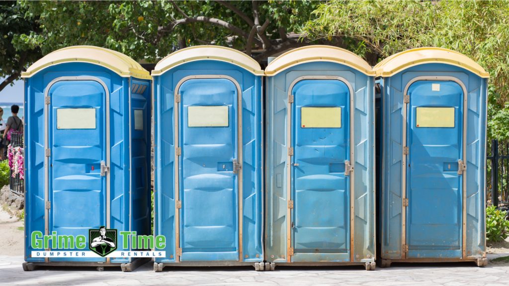 how do porta potties work